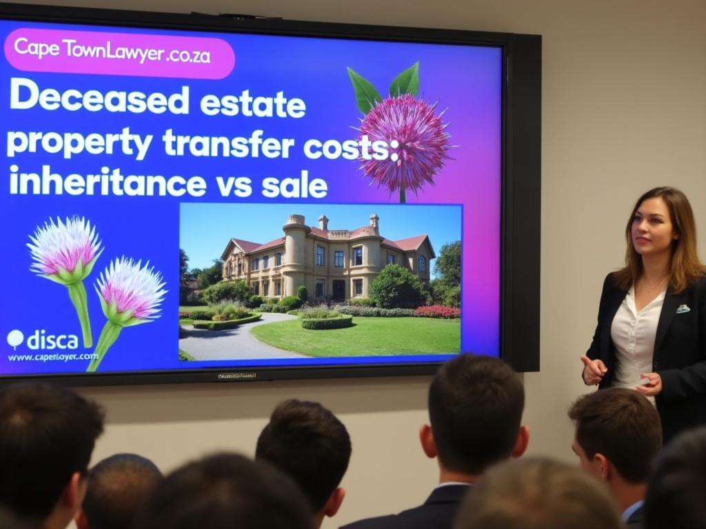 Presenting on Deceased Estate Property Transfer costs; and how they differ for inheritances vs sales by the estate. 